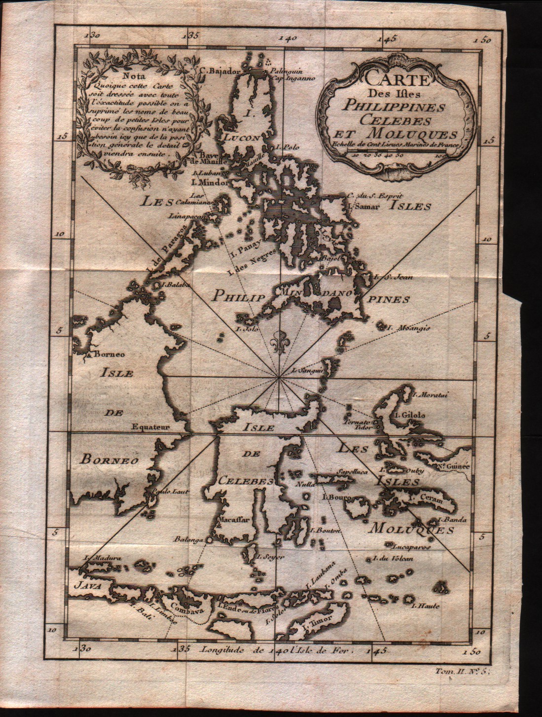 Carte des Isles Philippines Celebes et Moluques 