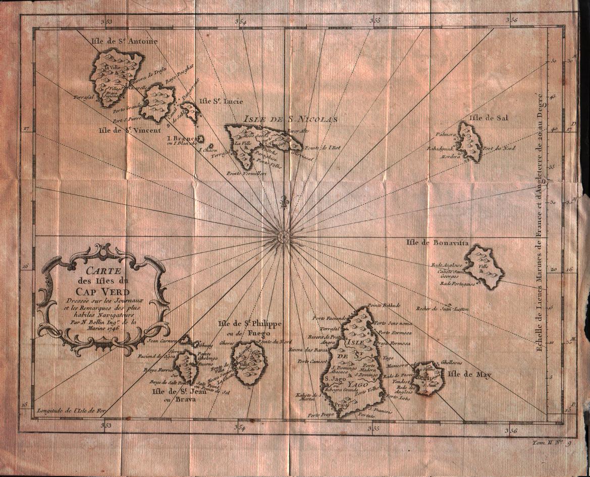 Carte des isles du Cap Verd