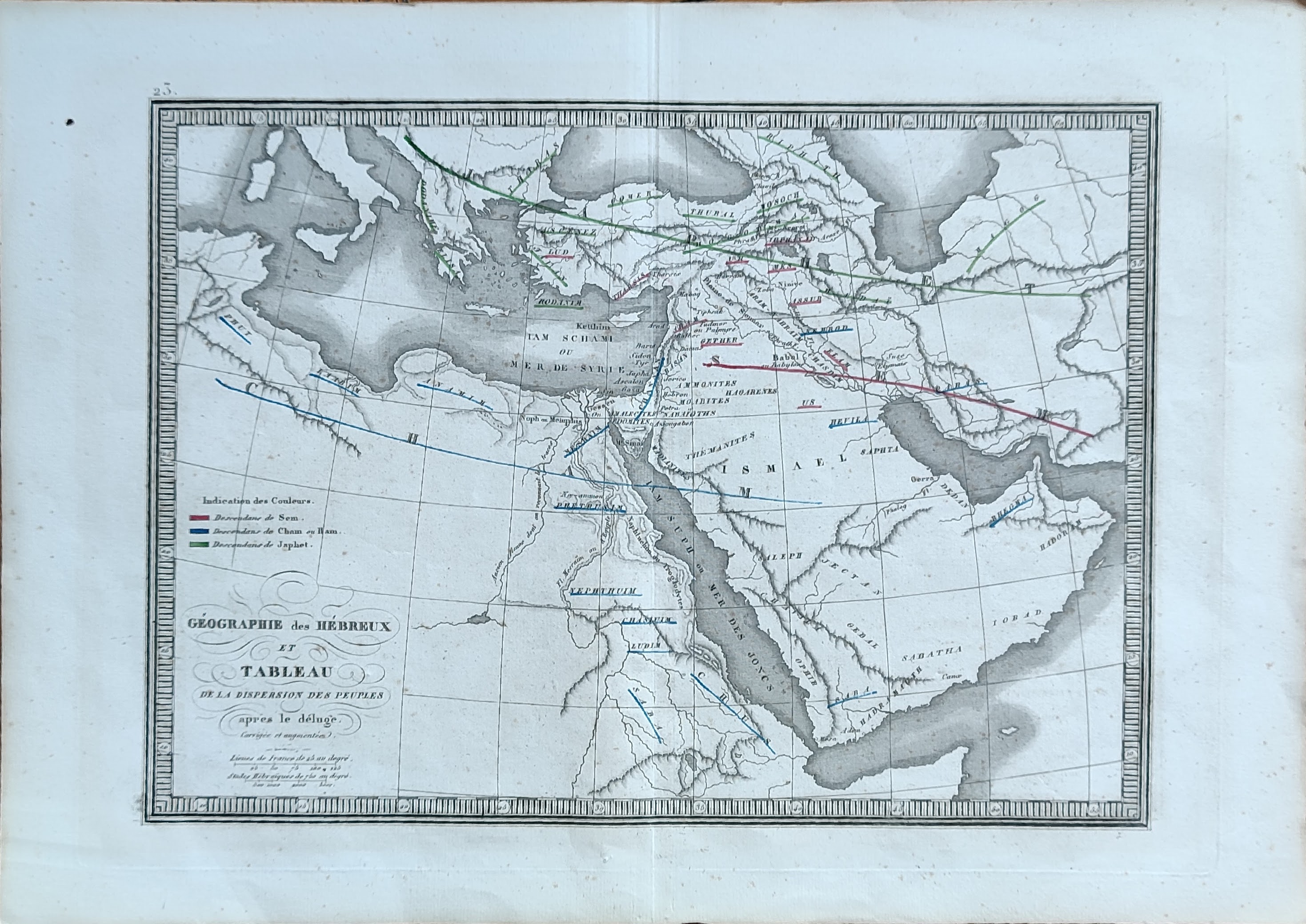 Geographie des Hebreux