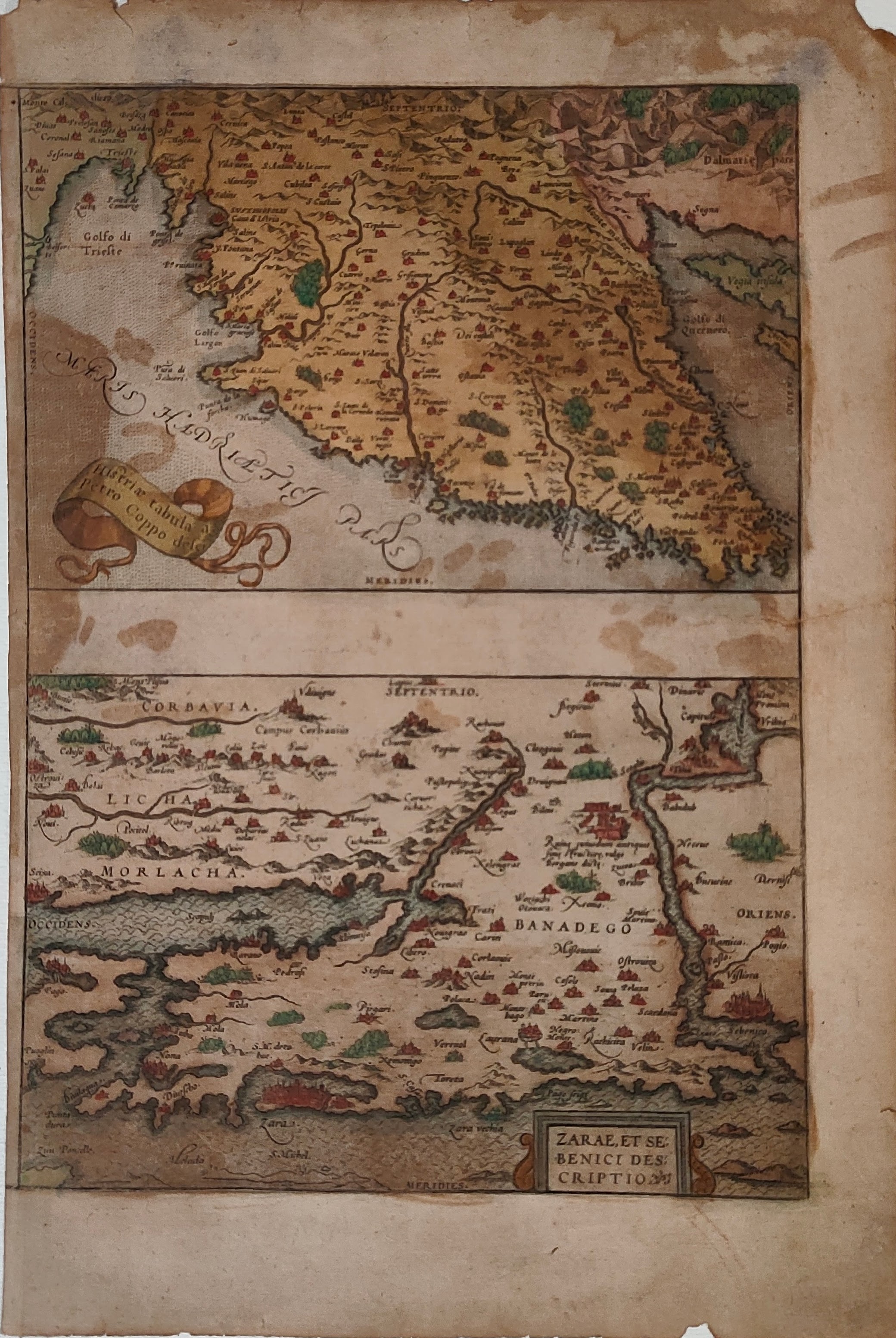 Histriae tabula a Pietro Coppo