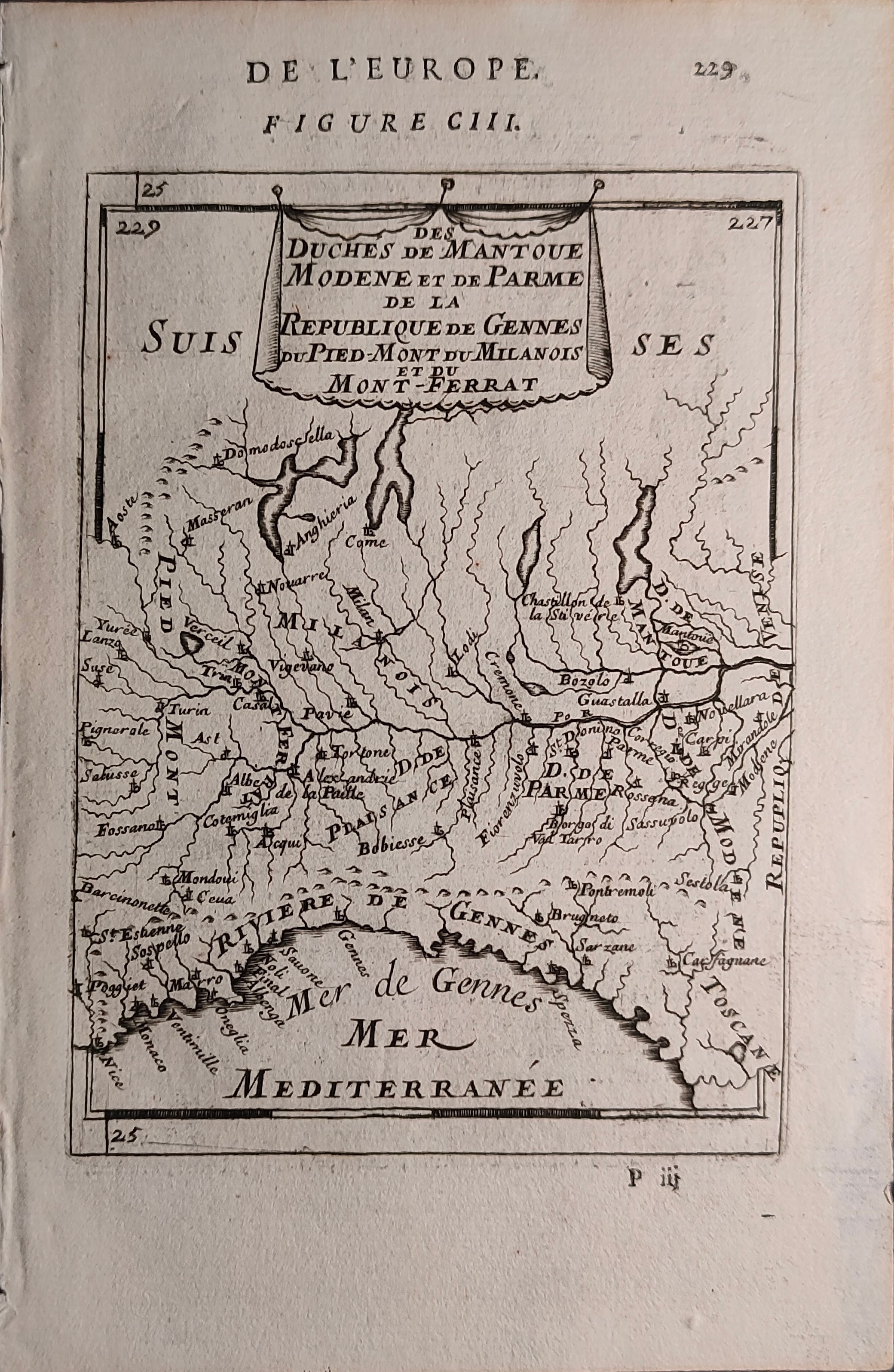 Des Duches De Mantoue Modene et de Parme, De La Republique de Gennes Du Pied-Mont du Milanois et du Mont- Ferrat