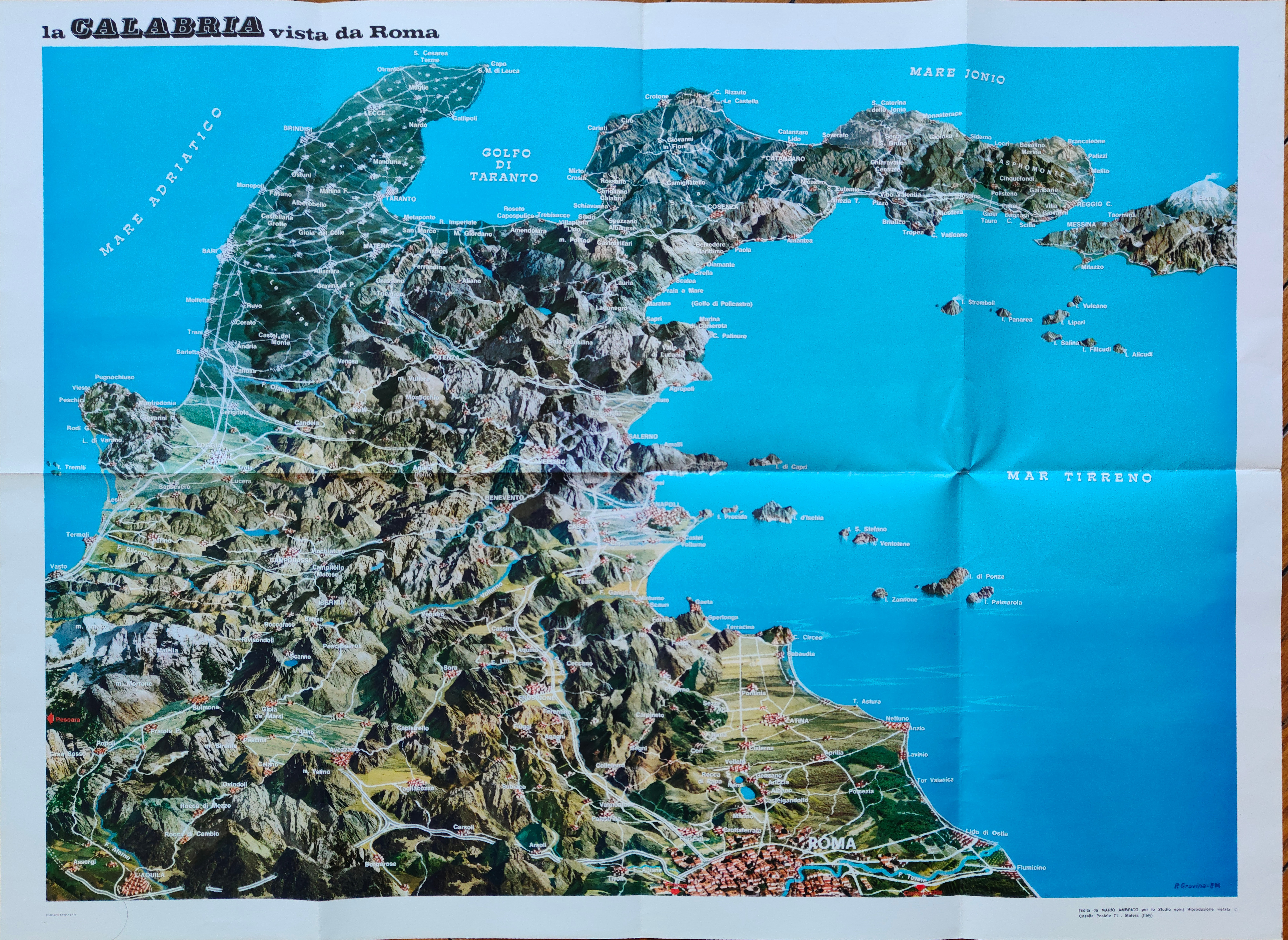 La Calabria vista da Roma by Gravina, Italy, 1986