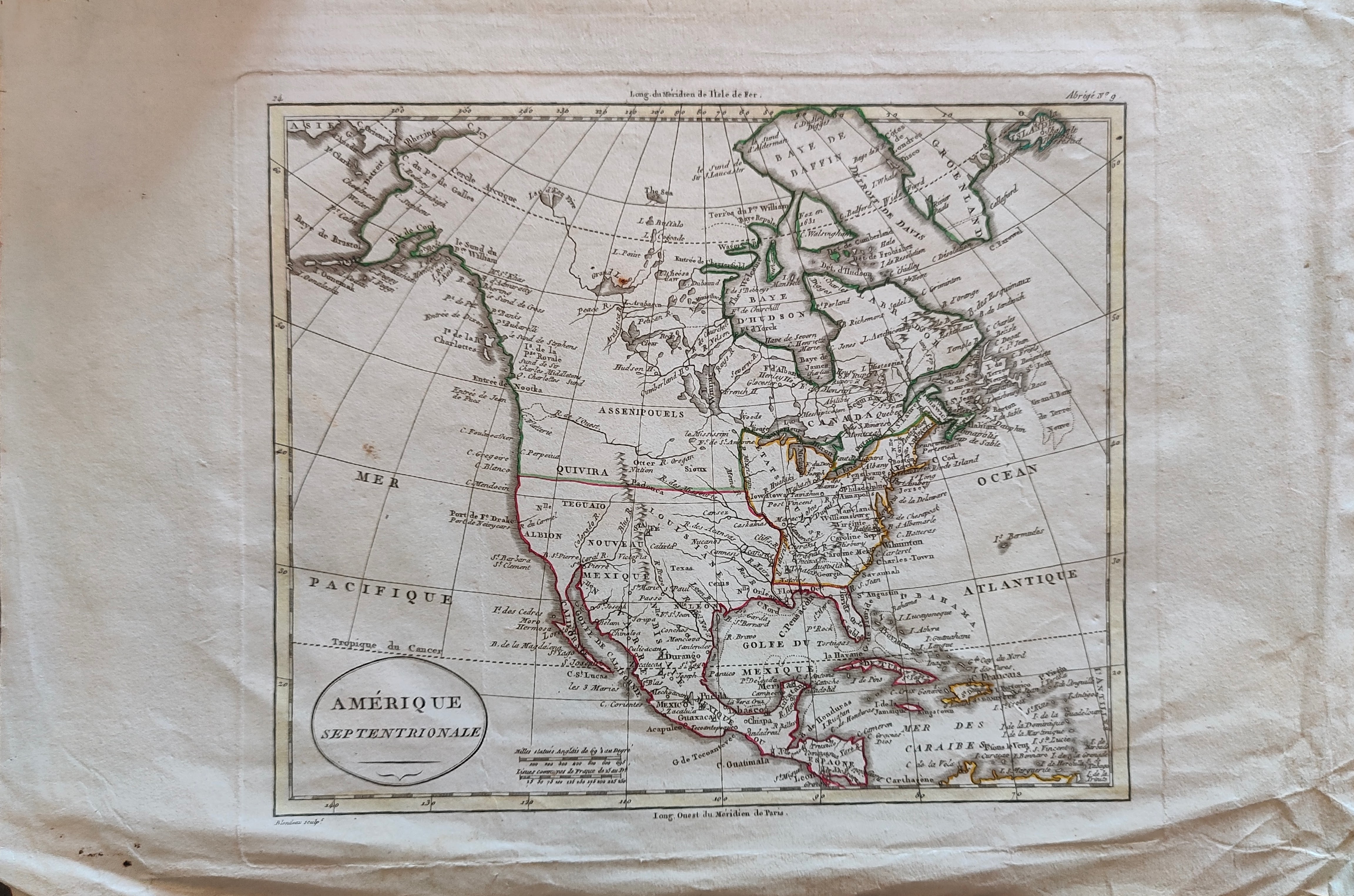 Amerique septentrionale by , North America, 1803