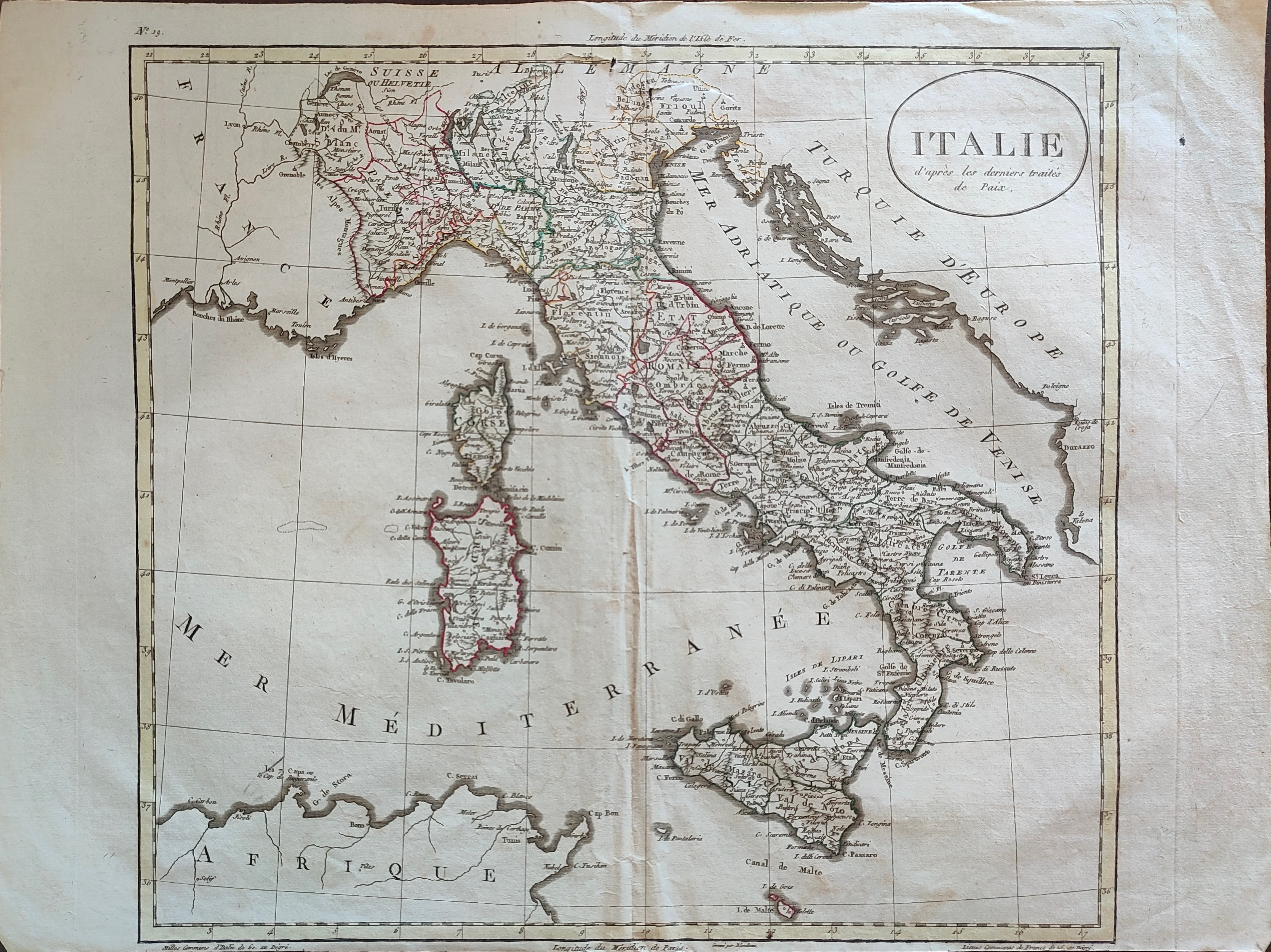 Italie by , All Italy, 1803